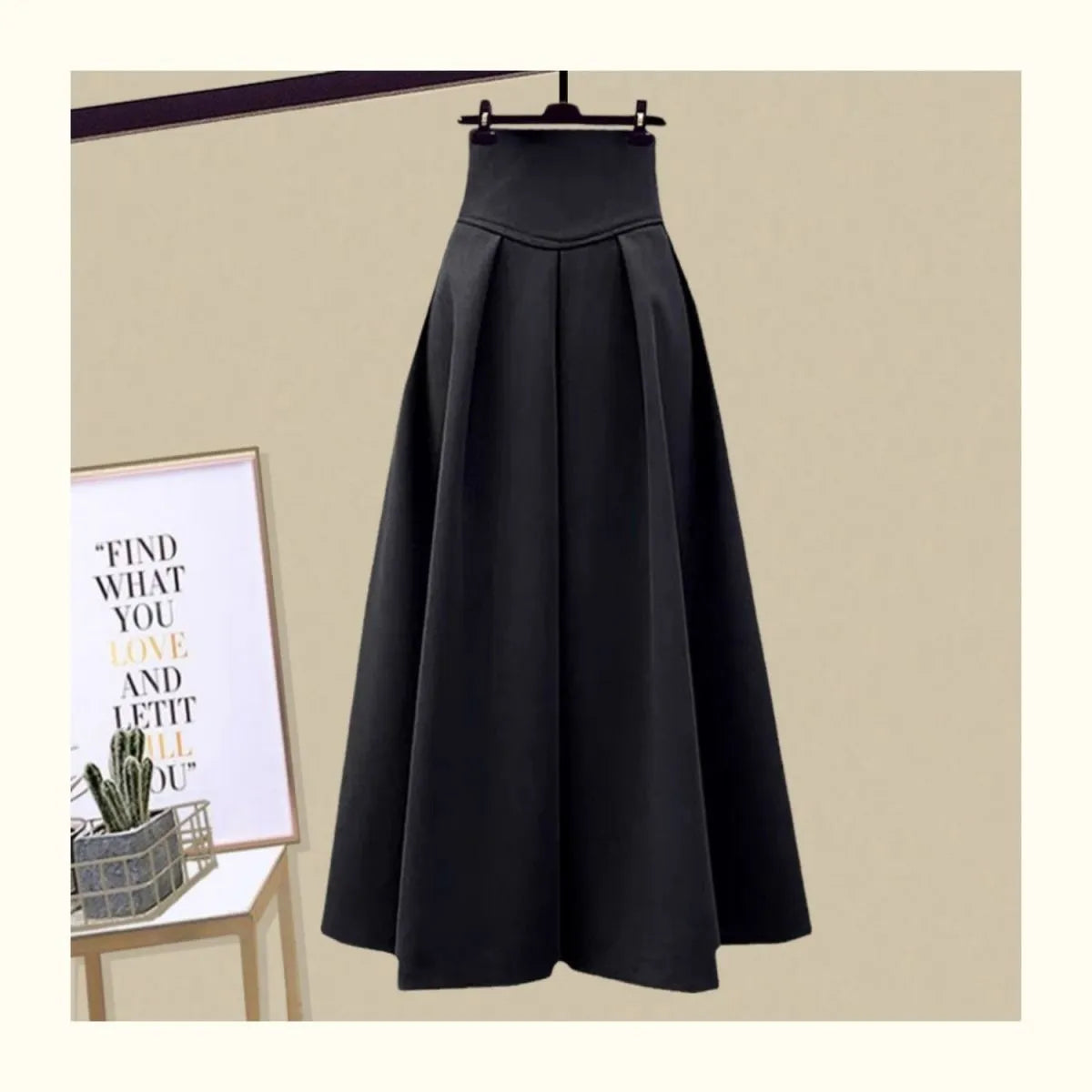 Autumn Winter Skirt Sets For Women Outfits, High Waist Skirts Two Piece Sets